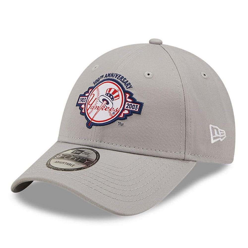 New Era New York Yankees Heritage Patch Grey 9FORTY Cap