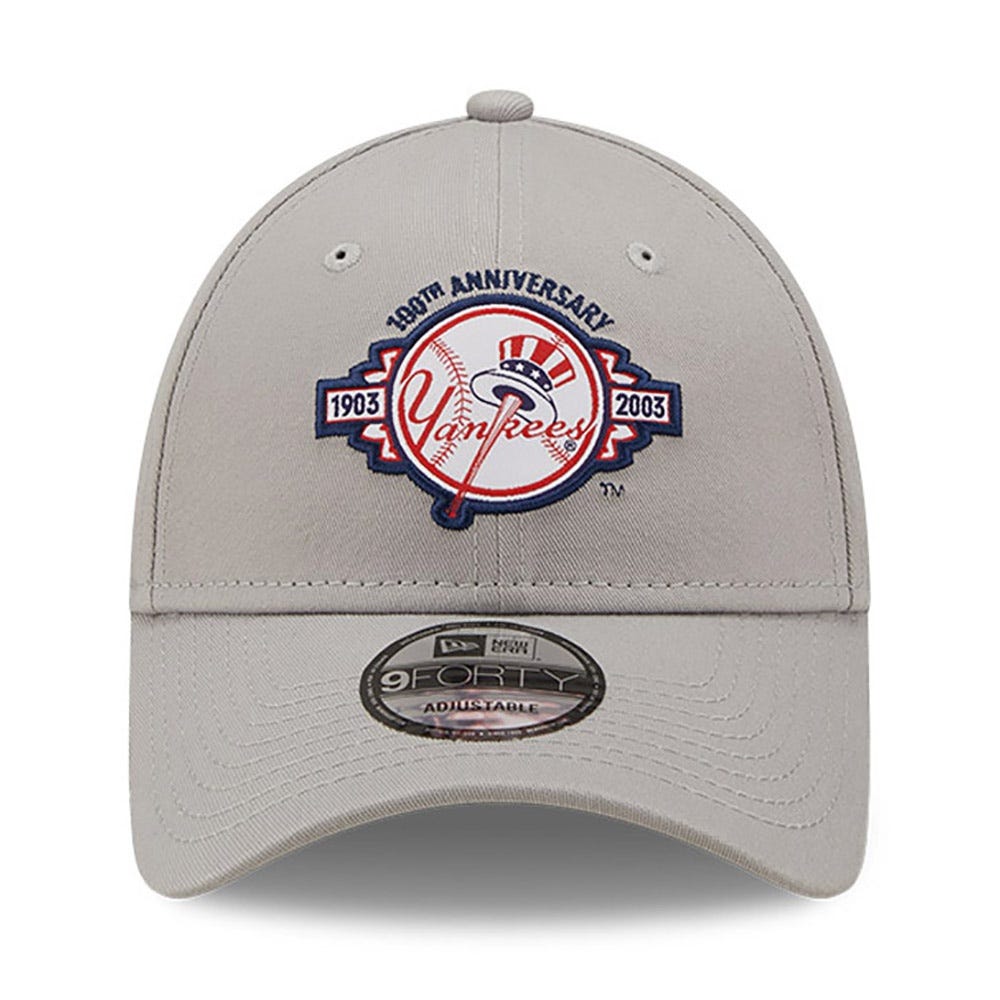 New Era New York Yankees Heritage Patch Grey 9FORTY Cap