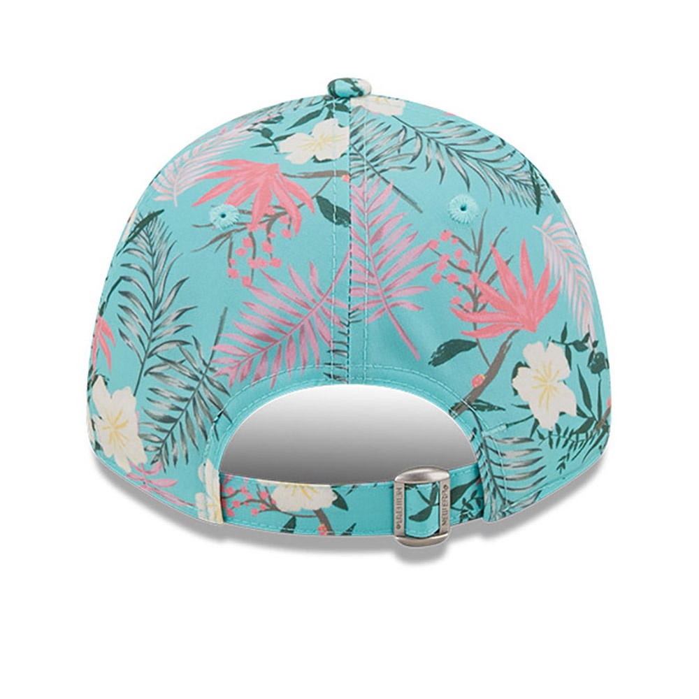 New Era New York Yankees Floral Womens Turquoise 9FORTY Adjustable Cap