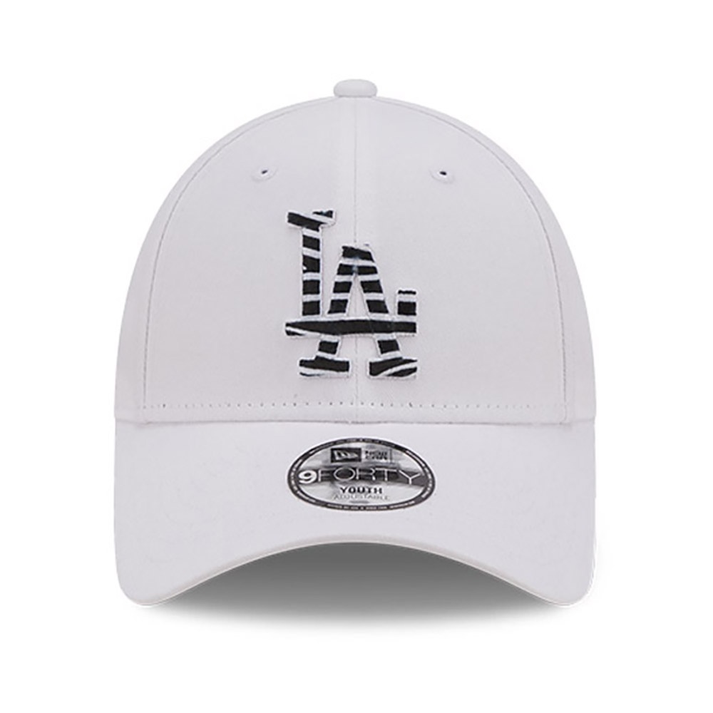 New Era LA Dodgers Wild Camo Kids White 9FORTY Adjustable Cap