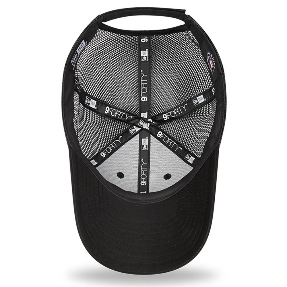 New Era LA Dodgers Home Field Black 9FORTY Trucker Cap