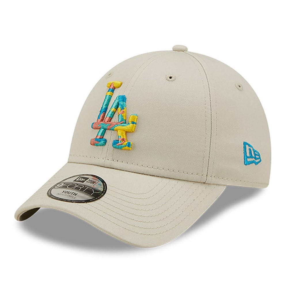 New Era LA Dodgers Camo Infill Kids Stone 9FORTY Adjustable Cap