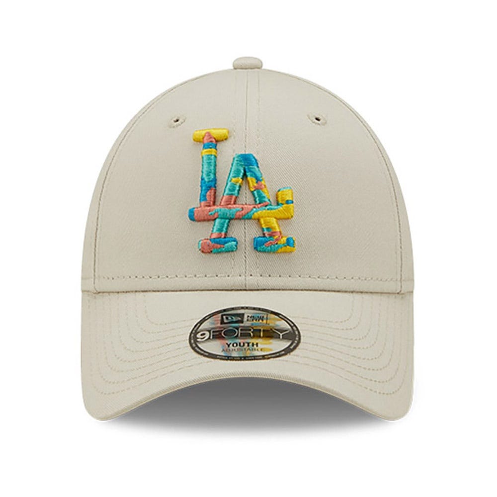 New Era LA Dodgers Camo Infill Kids Stone 9FORTY Adjustable Cap