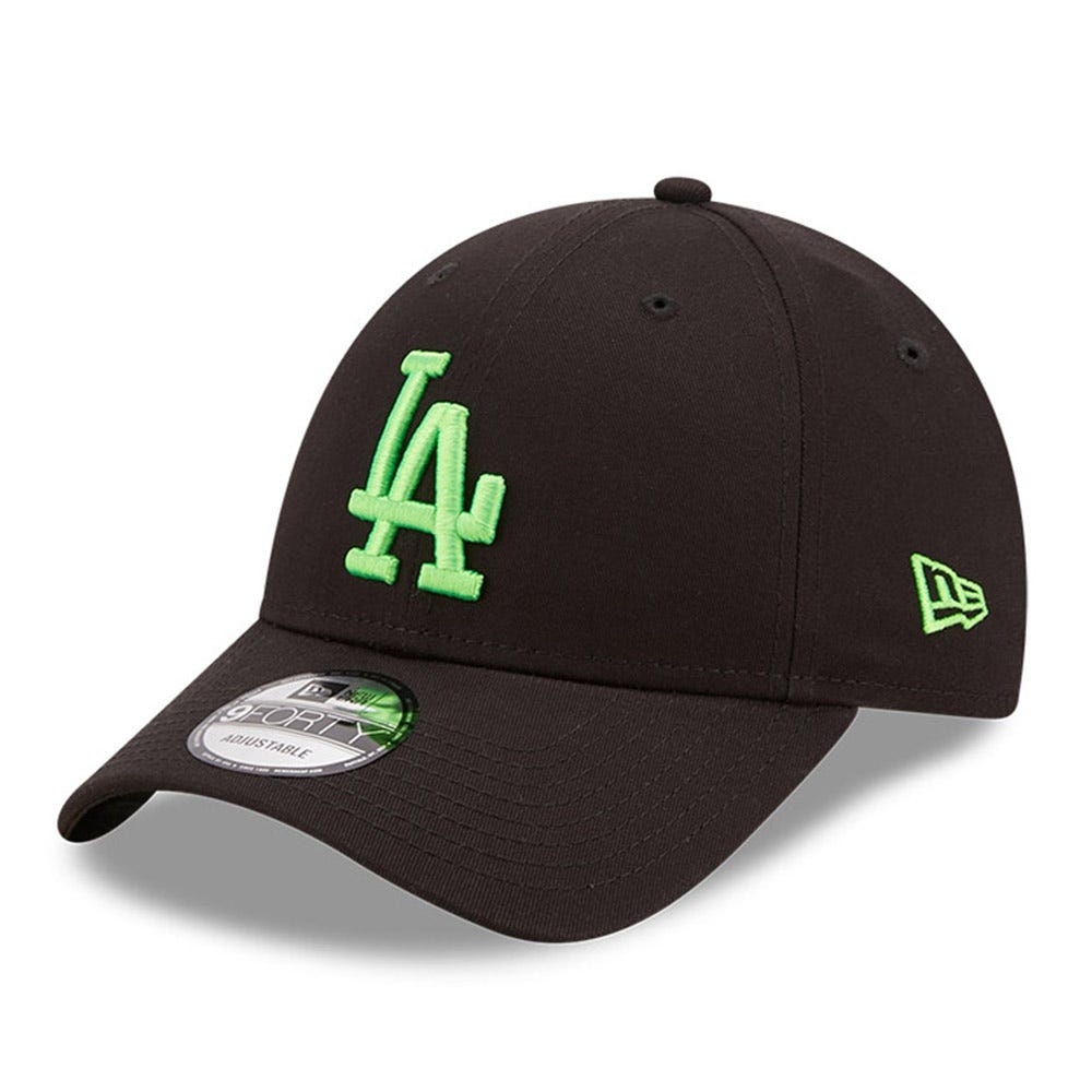 New Era LA Dodgers Neon Logo Black 9FORTY Cap