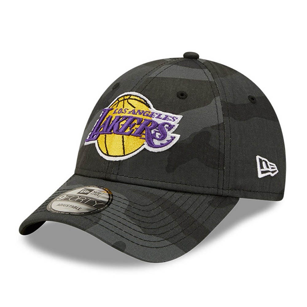 New Era LA Lakers NBA Camo 9FORTY Adjustable Cap
