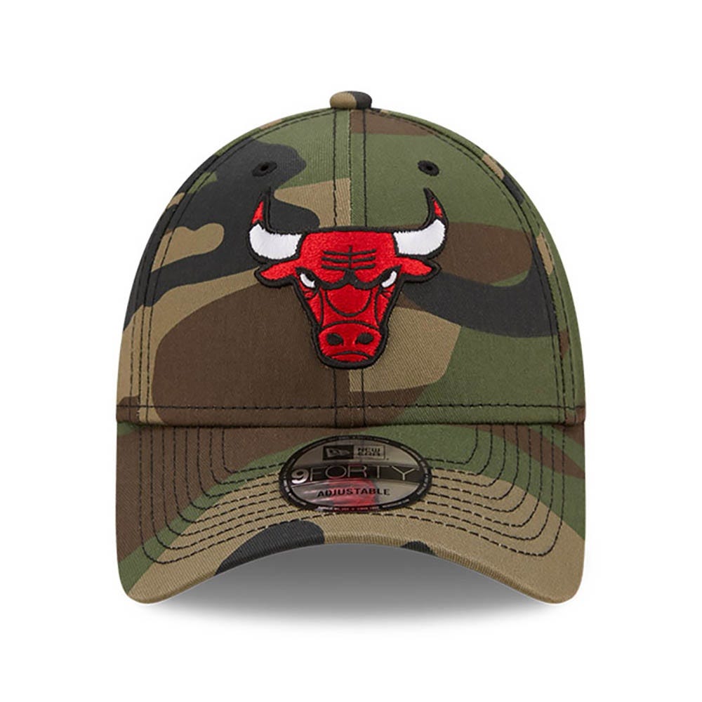 New Era Chicago Bulls NBA Camo 9FORTY Adjustable Cap