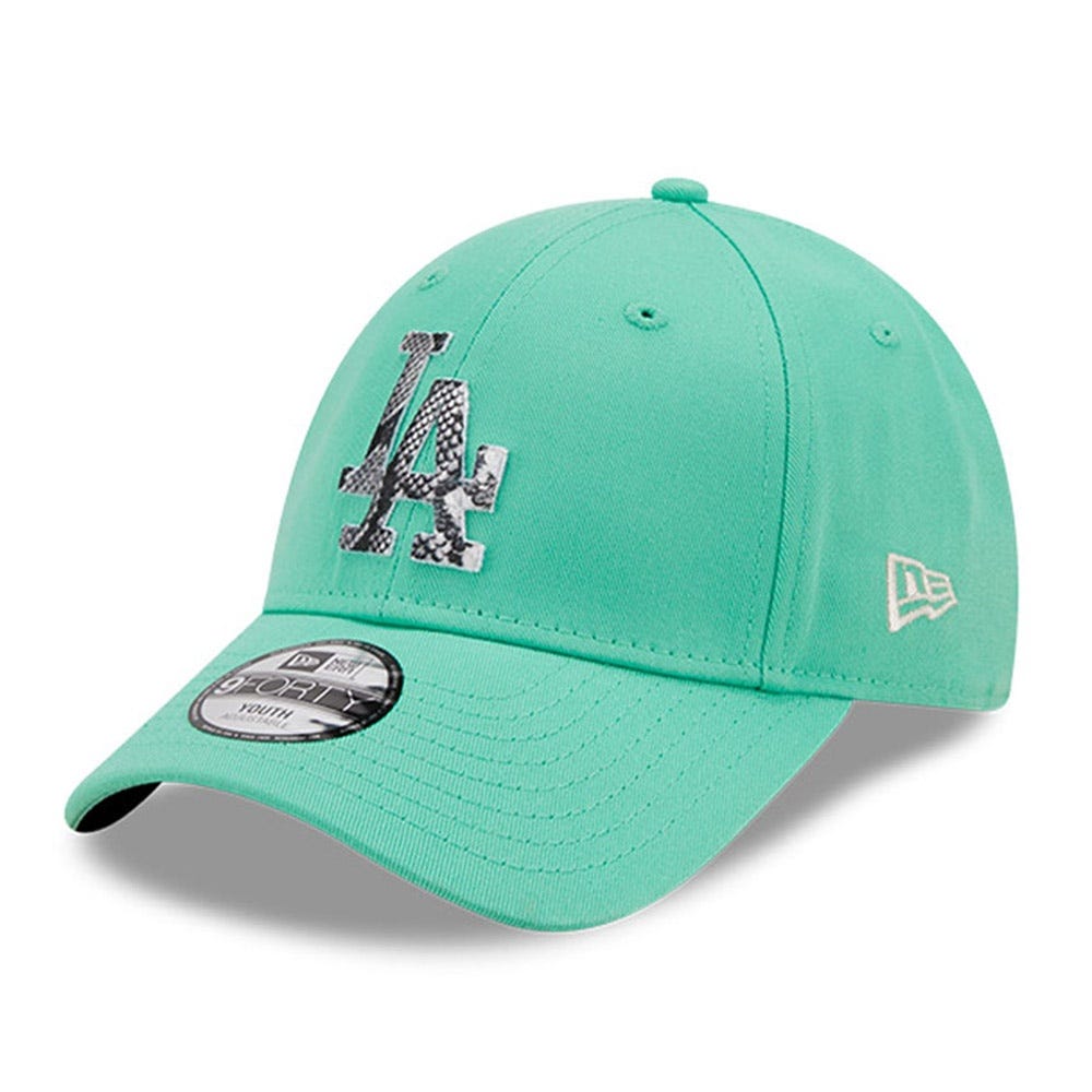 New Era LA Dodgers Wild Camo Kids Green 9FORTY Trucker Cap