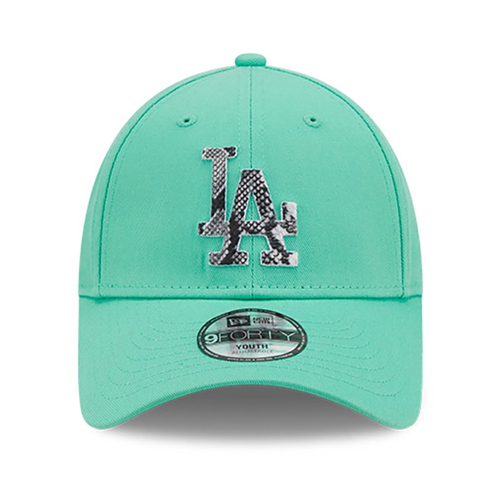 New Era LA Dodgers Wild Camo Kids Green 9FORTY Trucker Cap