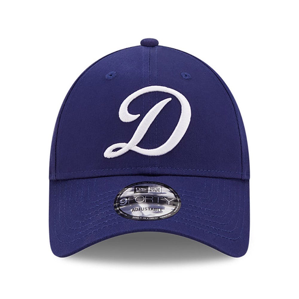 New Era LA Dodgers Wordmark Logo Blue 9FORTY Adjustable Cap