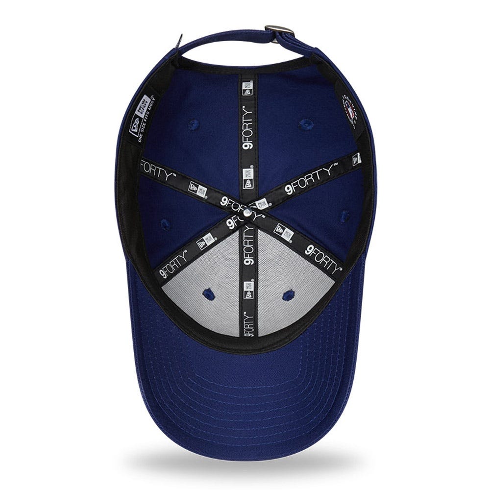 New Era LA Dodgers Wordmark Logo Blue 9FORTY Adjustable Cap