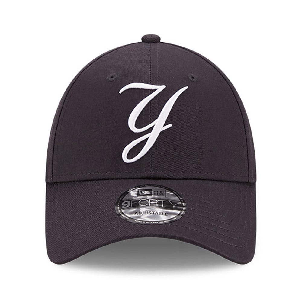 New Era New York Yankees Wordmark Logo Navy 9FORTY Adjustable Cap