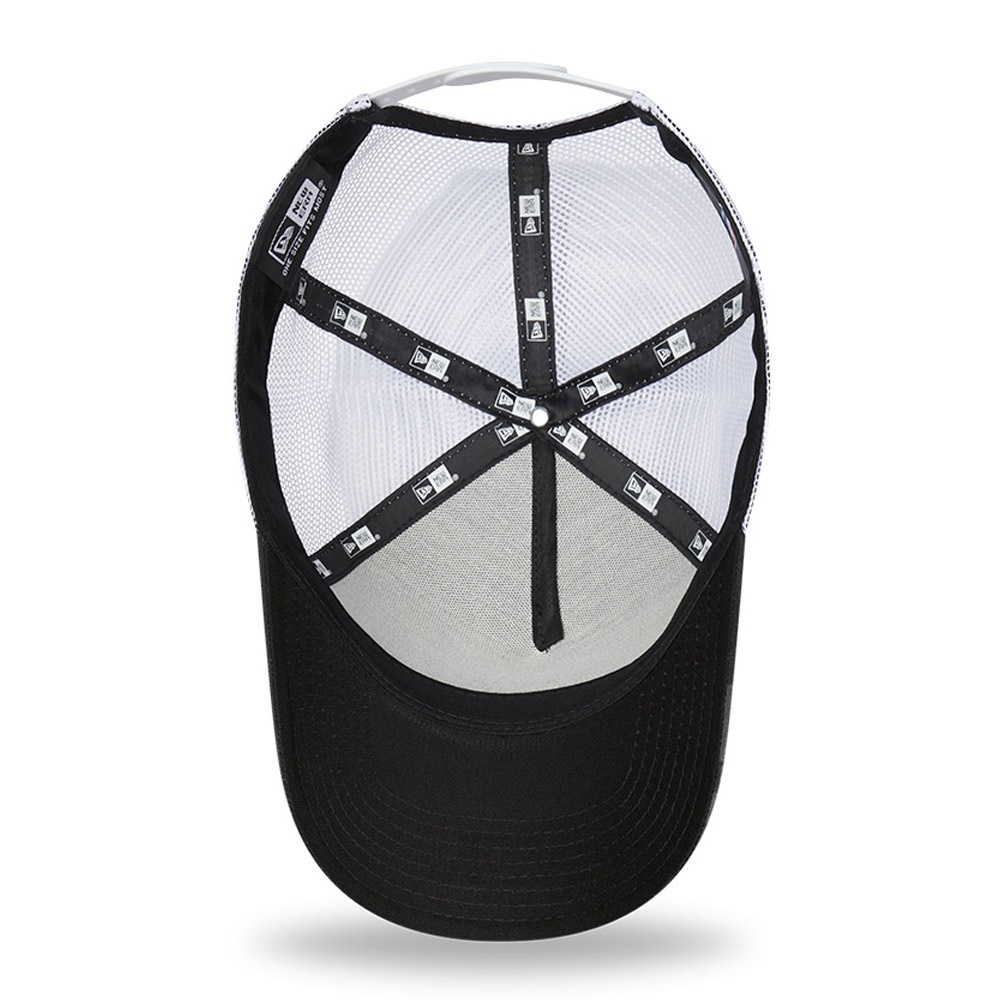 New Era LA Lakers NBA Camo A-Frame Trucker Cap