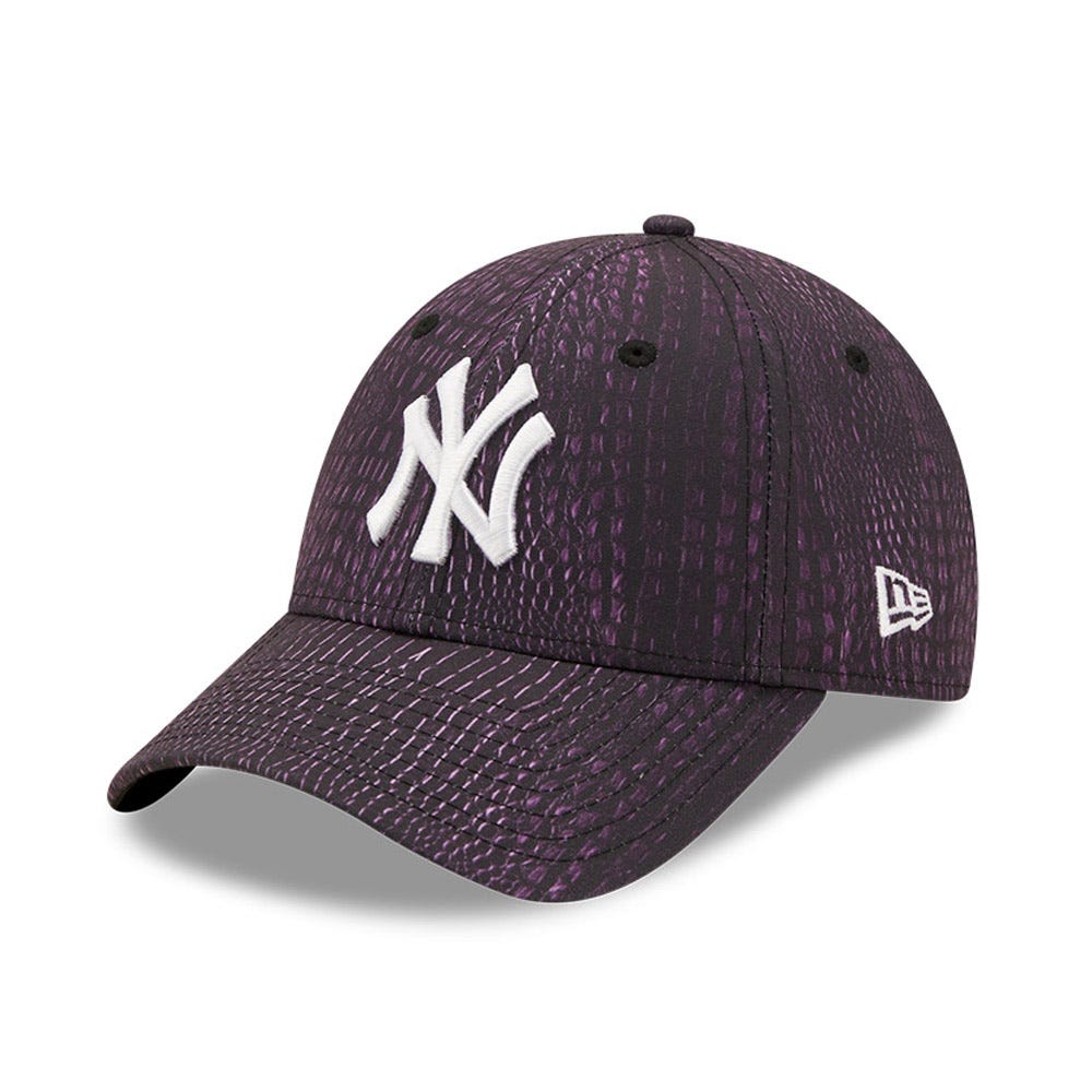 New Era New York Yankees Crocodile Print Purple 9FORTY Adjustable Cap