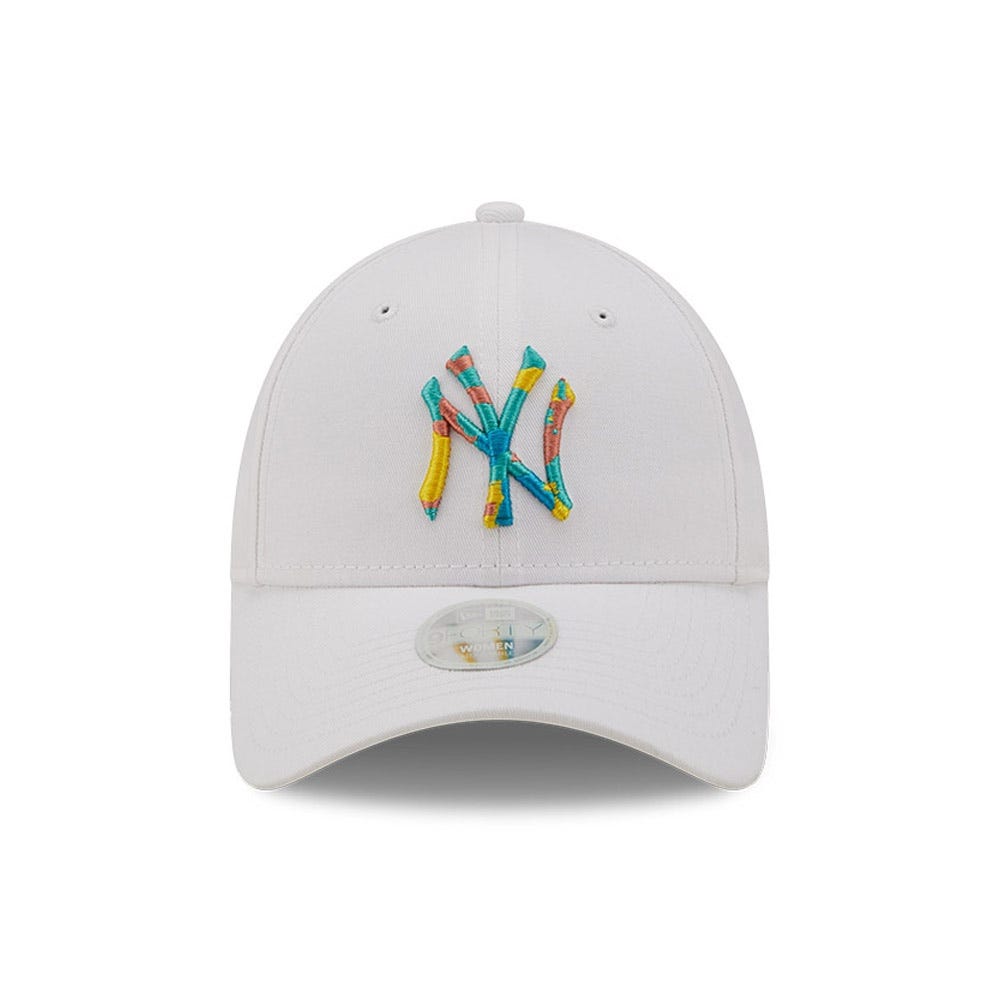 New Era New York Yankees Camo Infill Womens White 9FORTY Adjustable Cap