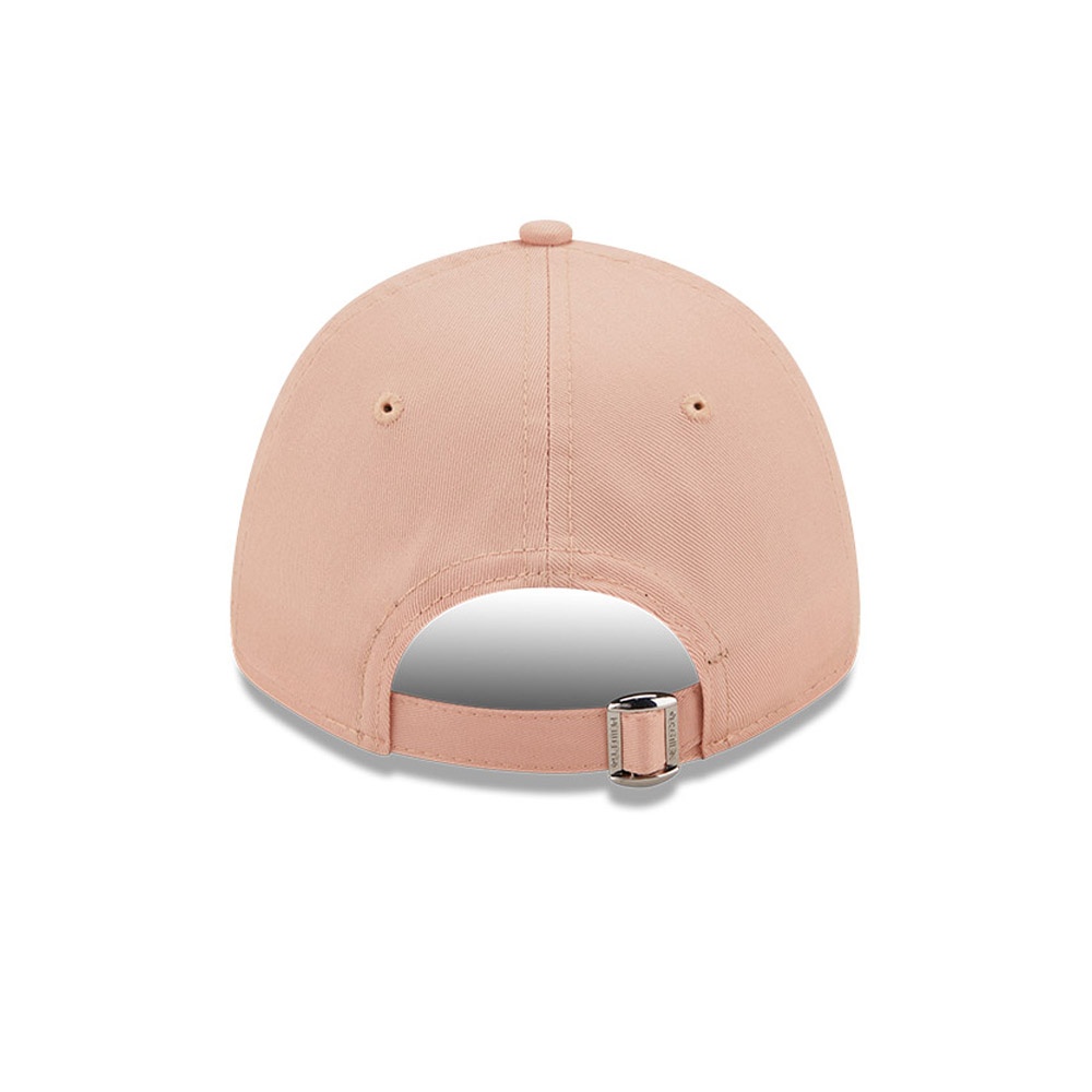 New Era LA Dodgers Metallic Logo Womens Pink 9FORTY Adjustable Cap