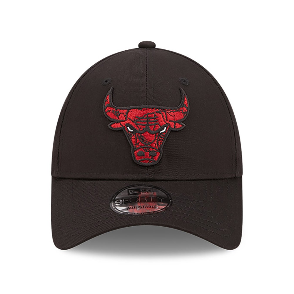 New Era Chicago Bulls Marble Infill Black 9FORTY Cap