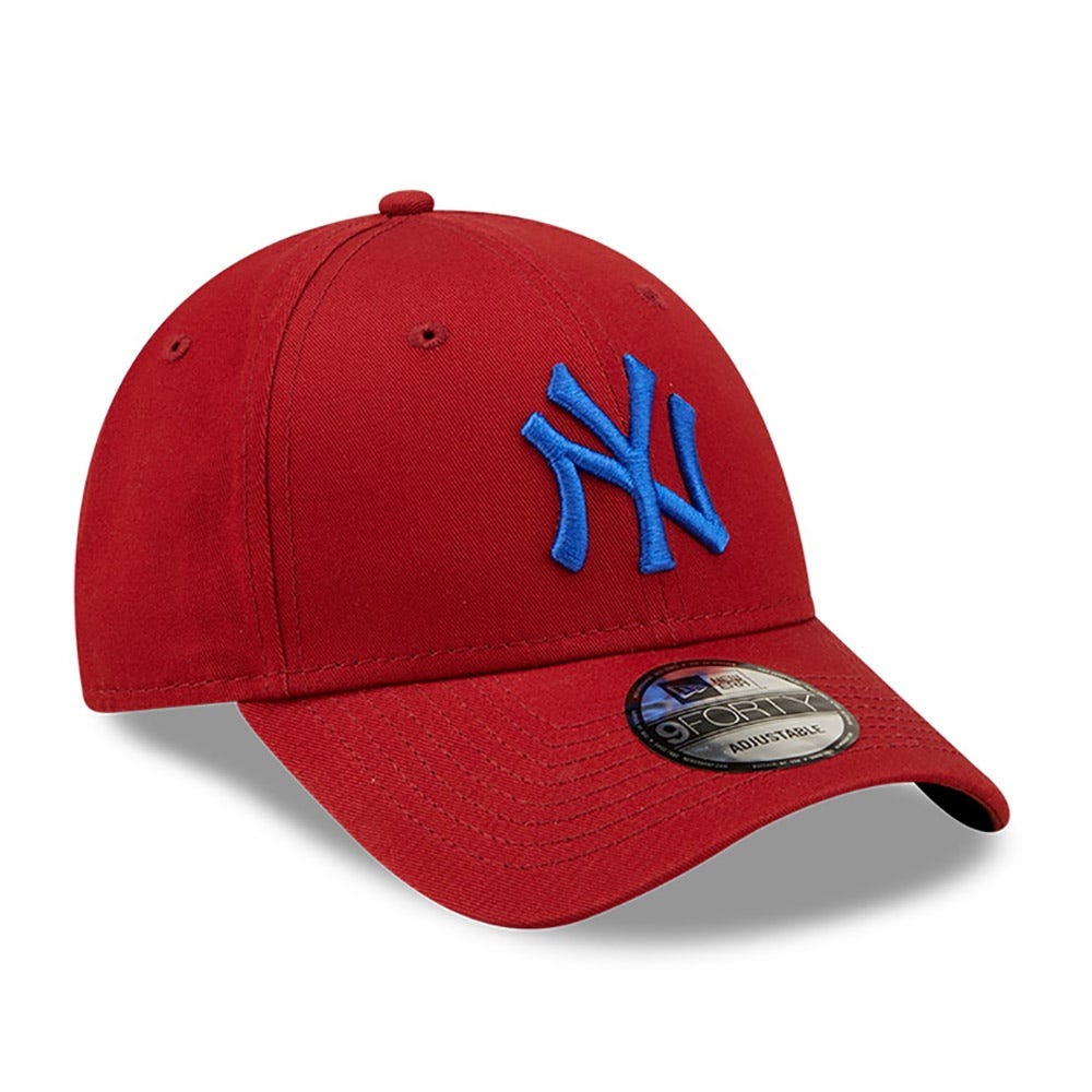 New Era New York Yankees League Essential Red 9FORTY Adjustable Cap