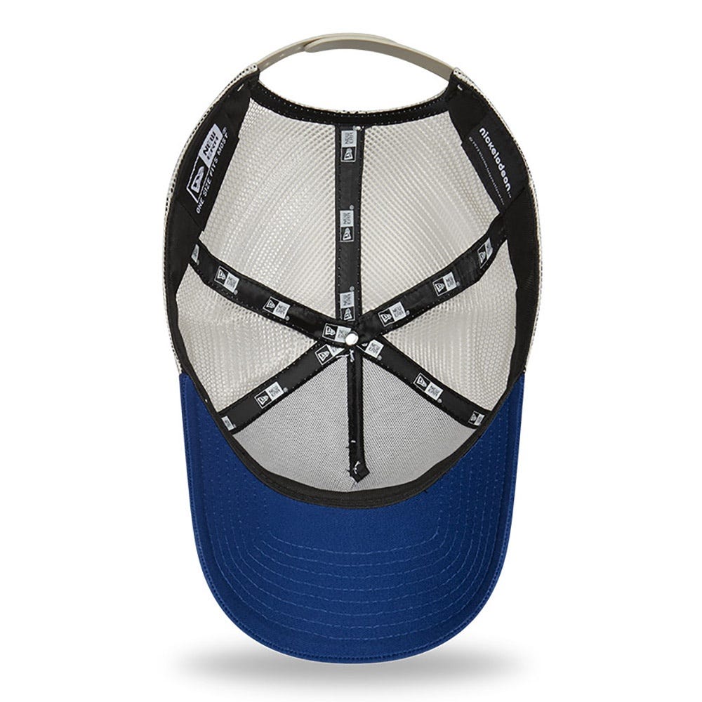 New Era Ren Stimpy Nickelodeon Blue A-Frame Trucker Cap