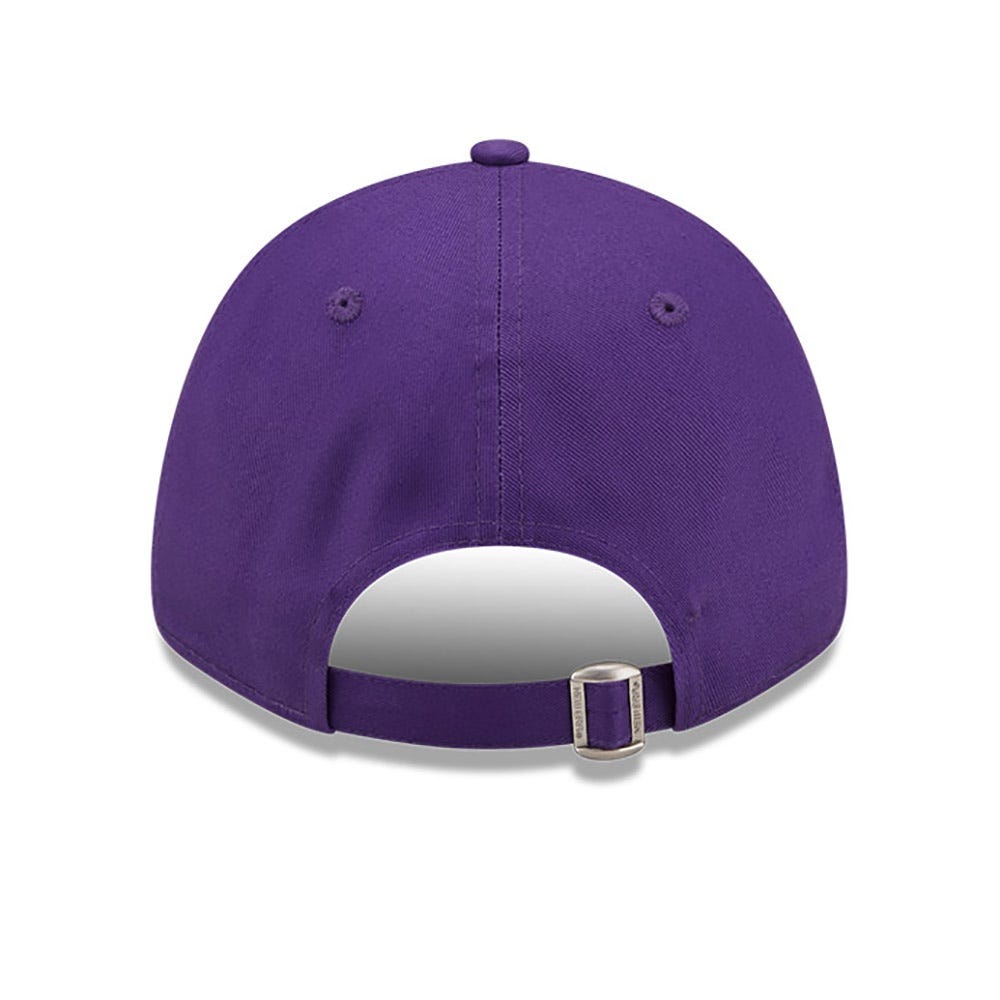New Era Los Angeles Lakers Logo Infill Purple 9FORTY Adjustable Cap