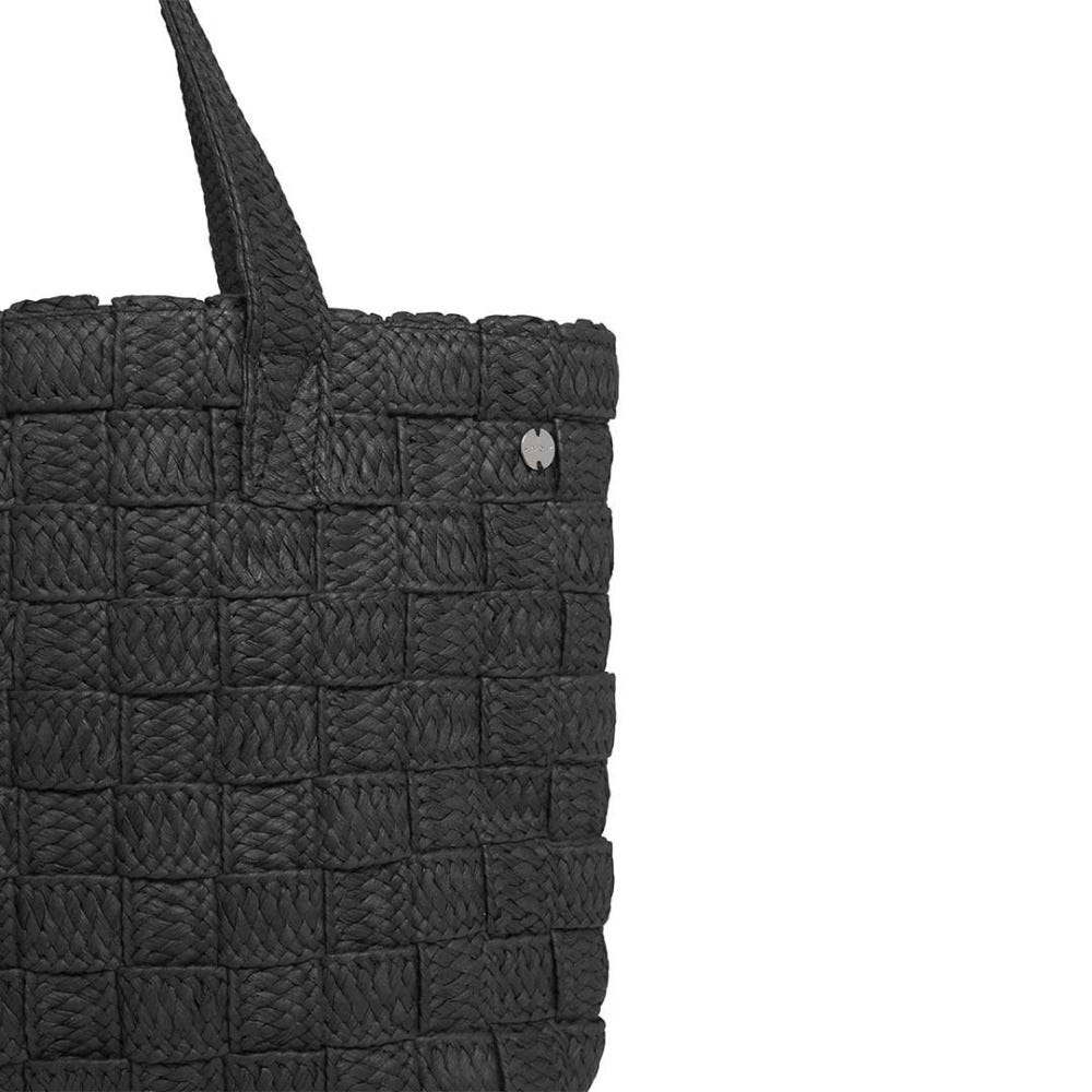 Seafolly Criss Cross Woven Tote Bag - Black