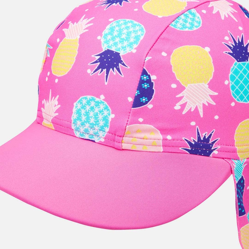 Zoggs Pine Crush Sun Hat for Kids in Pink/Multicolor