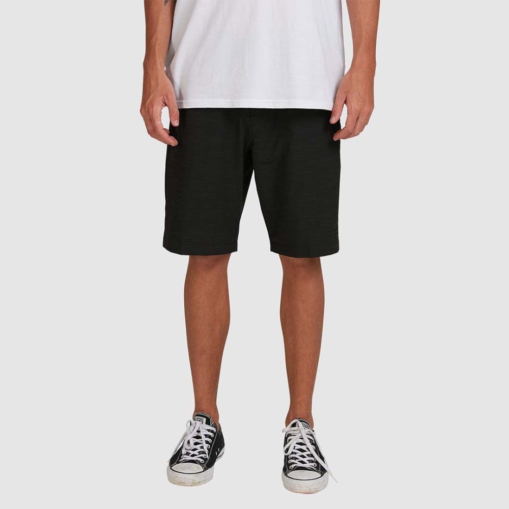 Billabong Crossfire Slub M Walk Shorts In Black