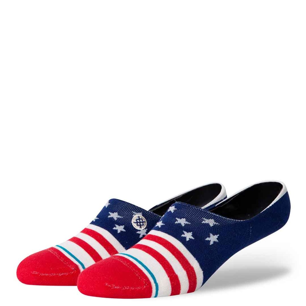 Stance Stance Cotton No Show Socks in Red