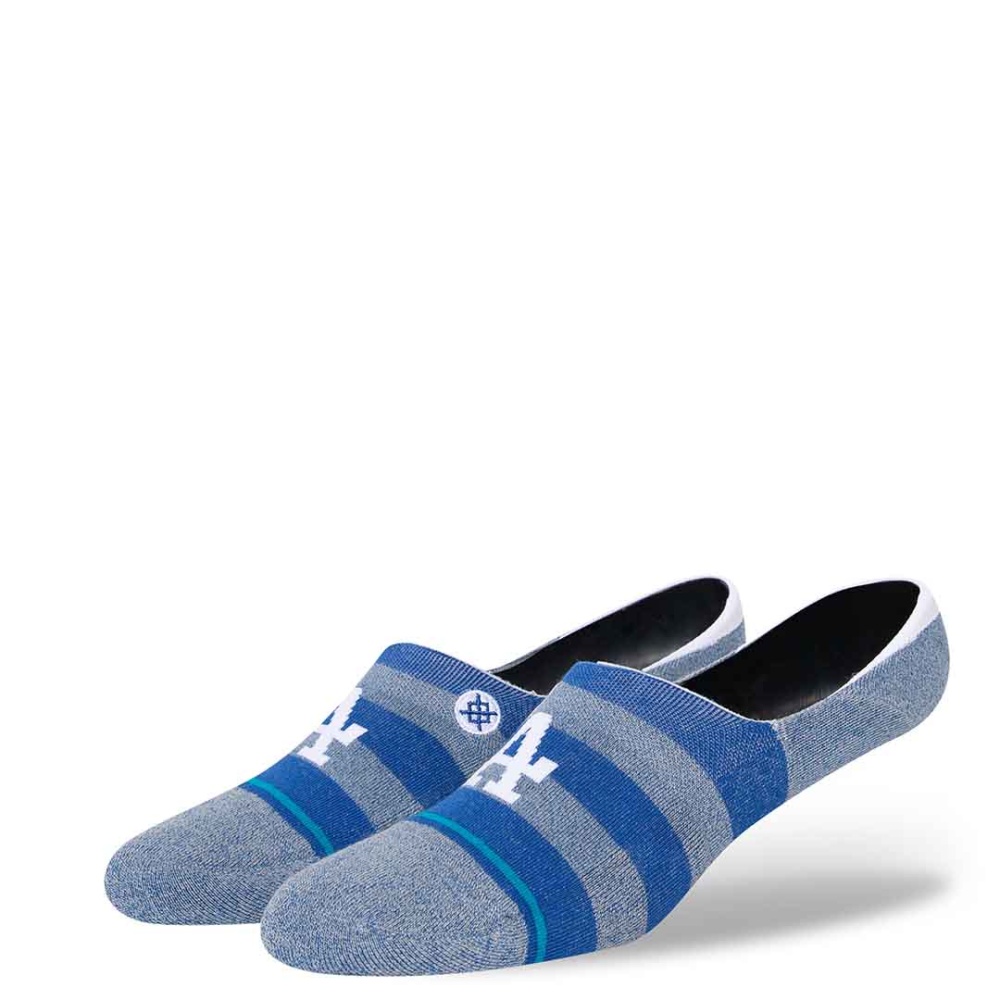 Stance Los Angeles Dodgers Twist Cotton No Show Socks in Royal