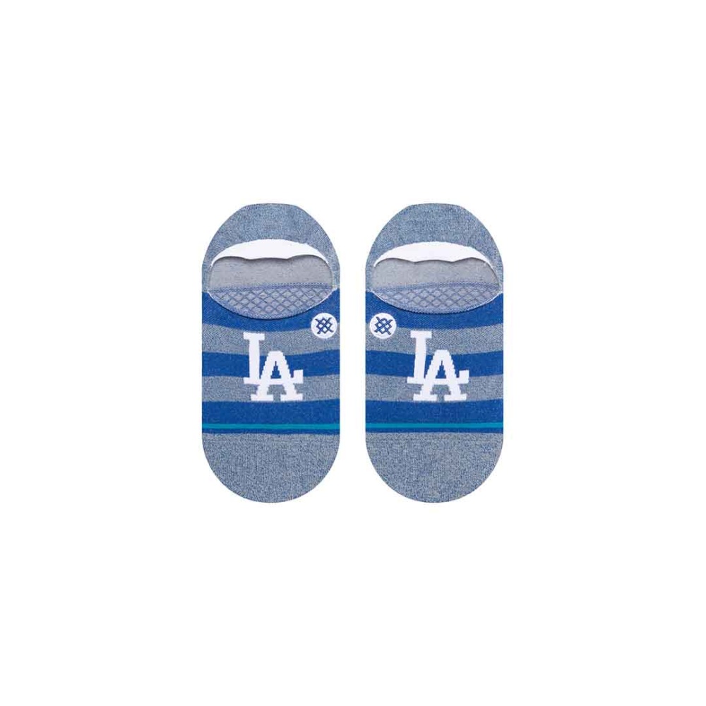 Stance Los Angeles Dodgers Twist Cotton No Show Socks in Royal