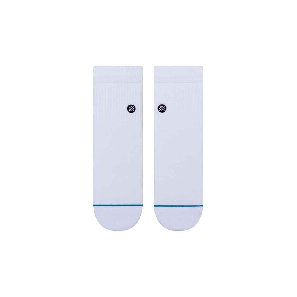 Stance Icon Quarter Socks in White