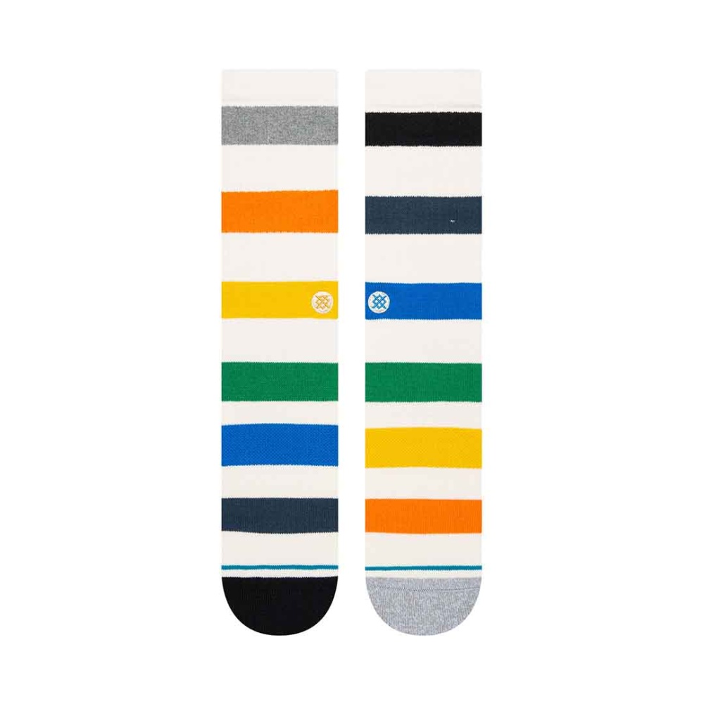 Stance Amistad Crew Socks in Off White
