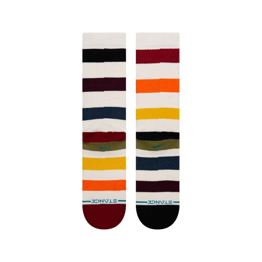 Stance Amistad Crew Socks in Off White
