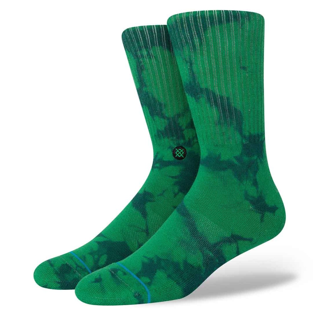Stance Limpid Crew Socks in Green