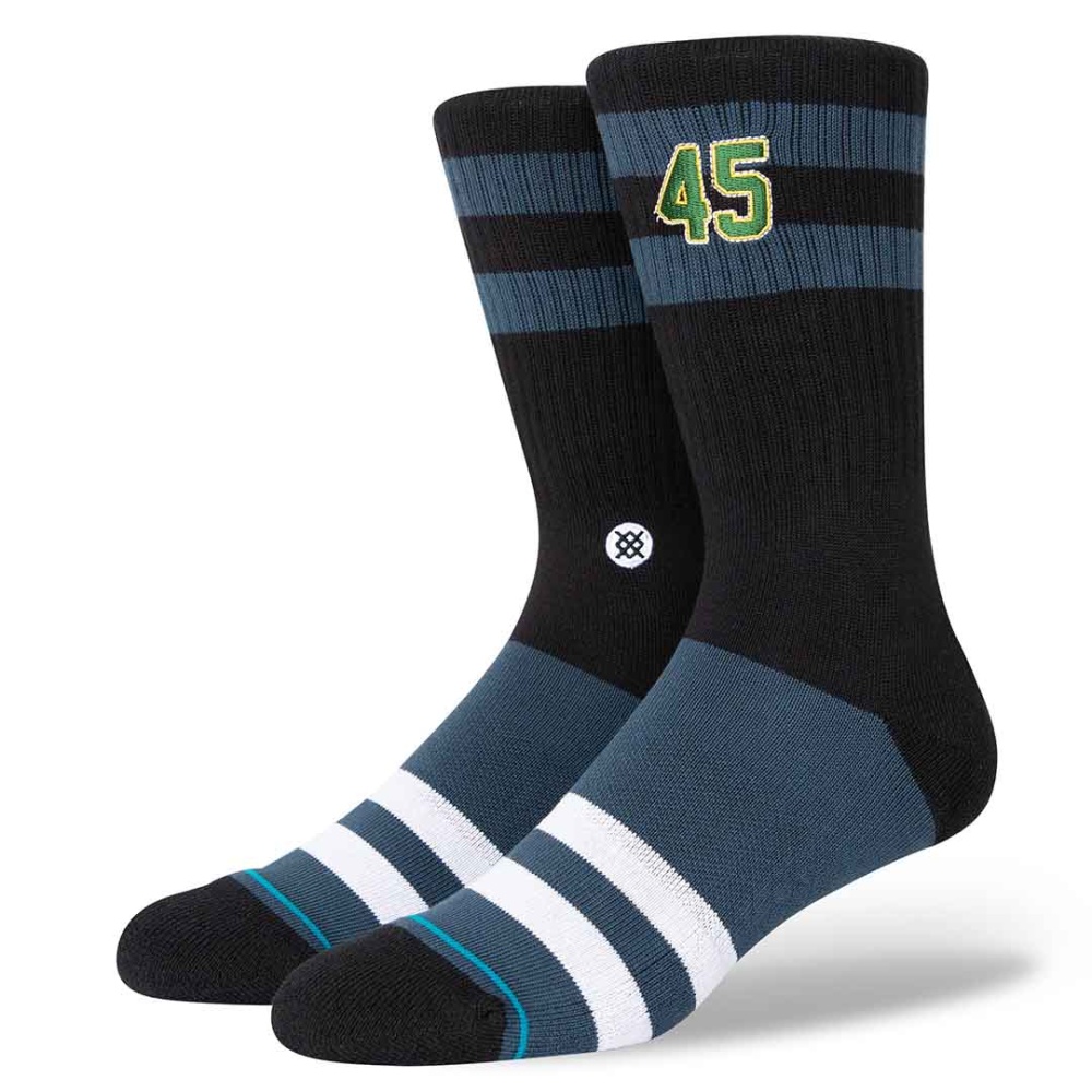 Stance Donovan Mitchell Schooled Crew Socks in Black
