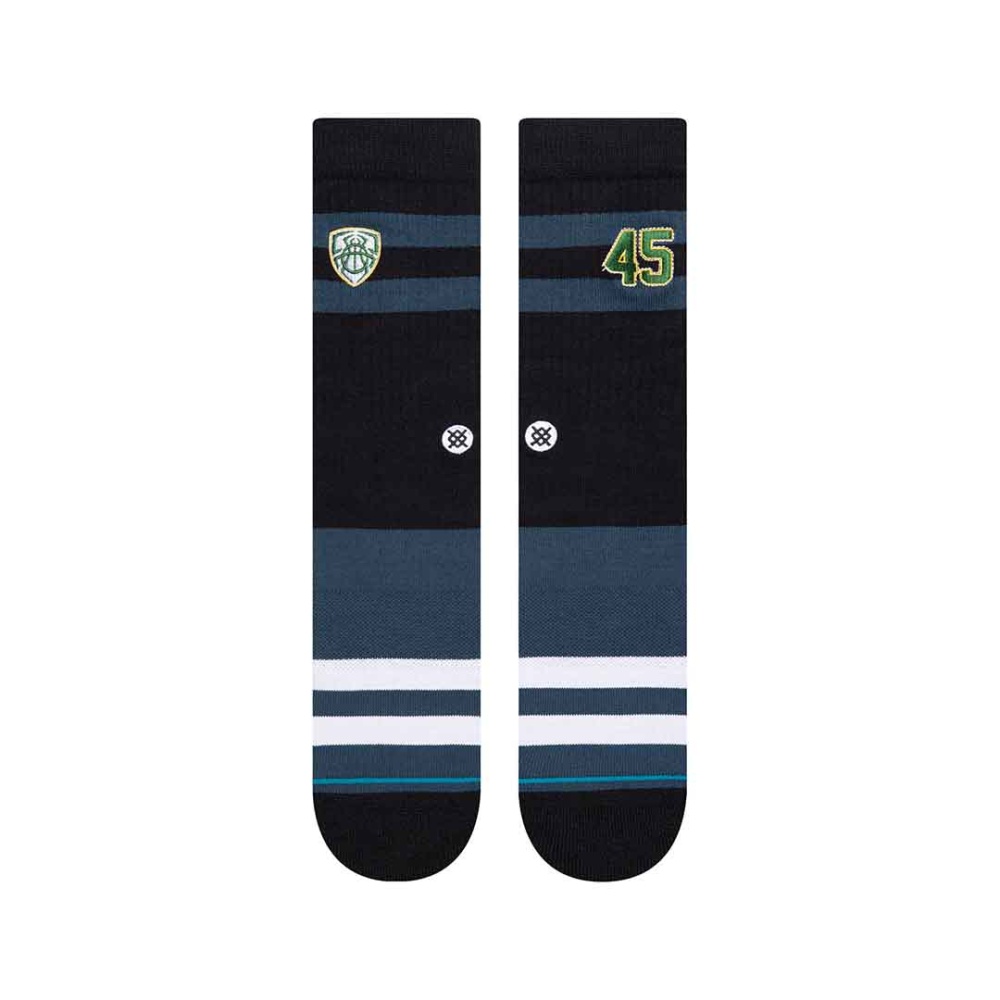 Stance Donovan Mitchell Schooled Crew Socks in Black