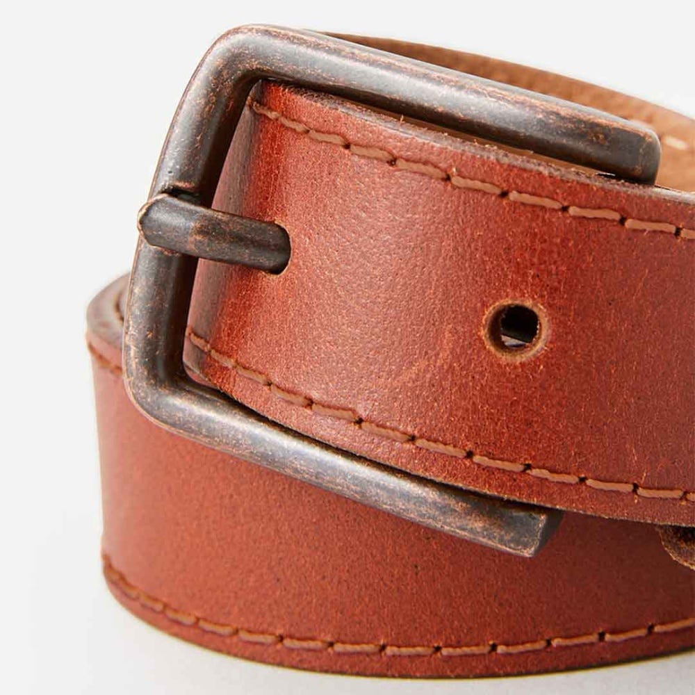 Rip Curl Texas Leather Belt in Tan