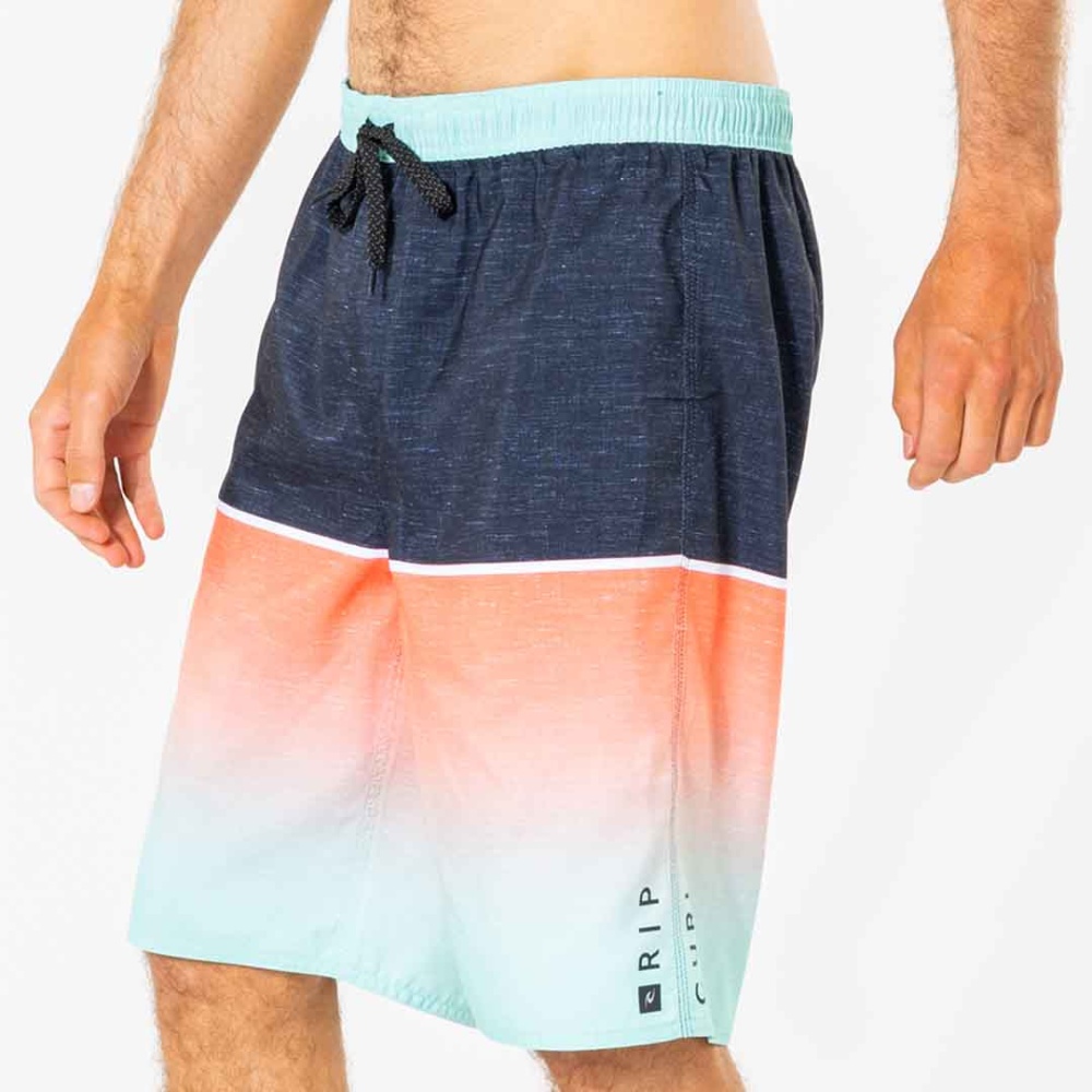 Rip Curl Dawn Patrol Easy Fit 21″ Layday Boardshort in Navy/Peach