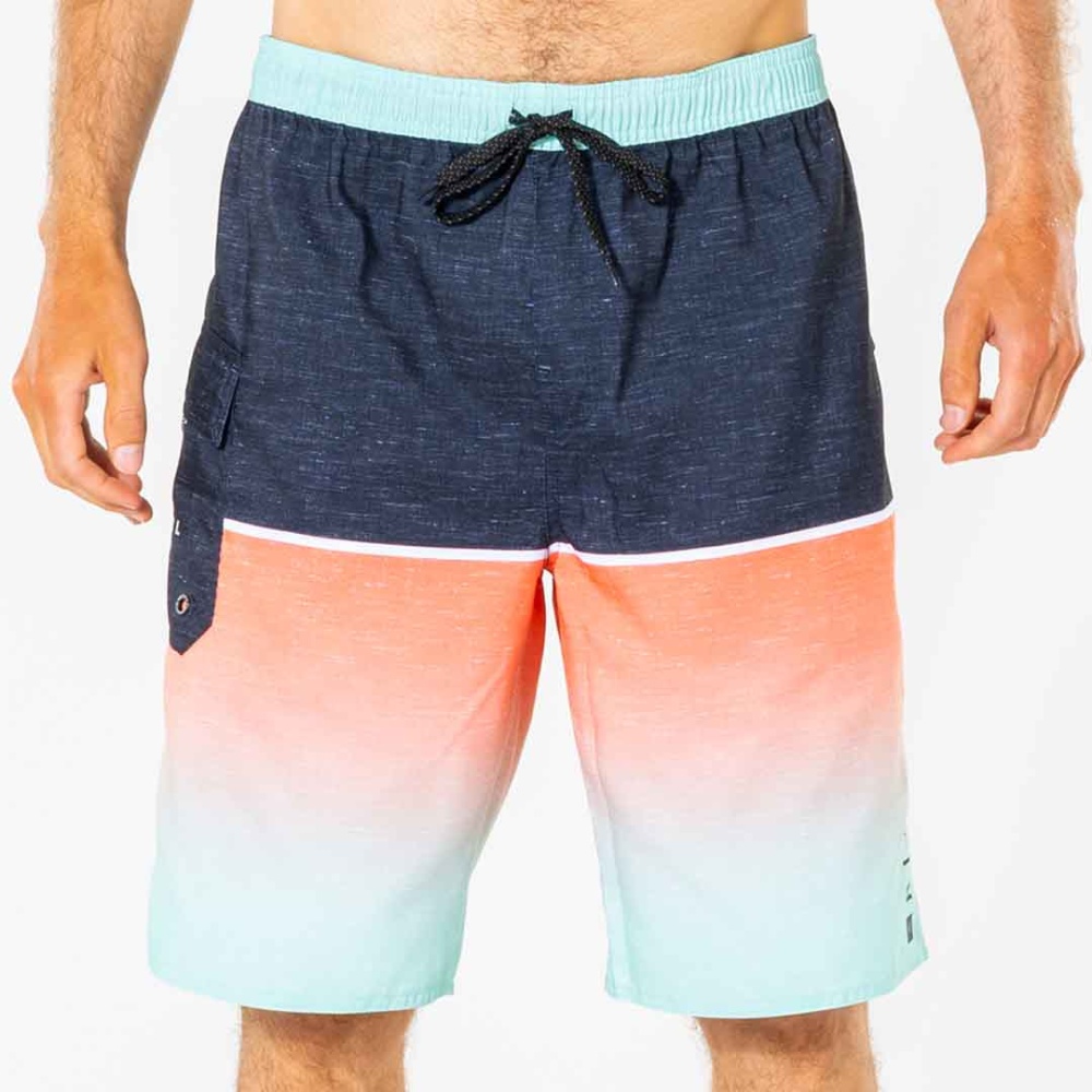 Rip Curl Dawn Patrol Easy Fit 21″ Layday Boardshort in Navy/Peach