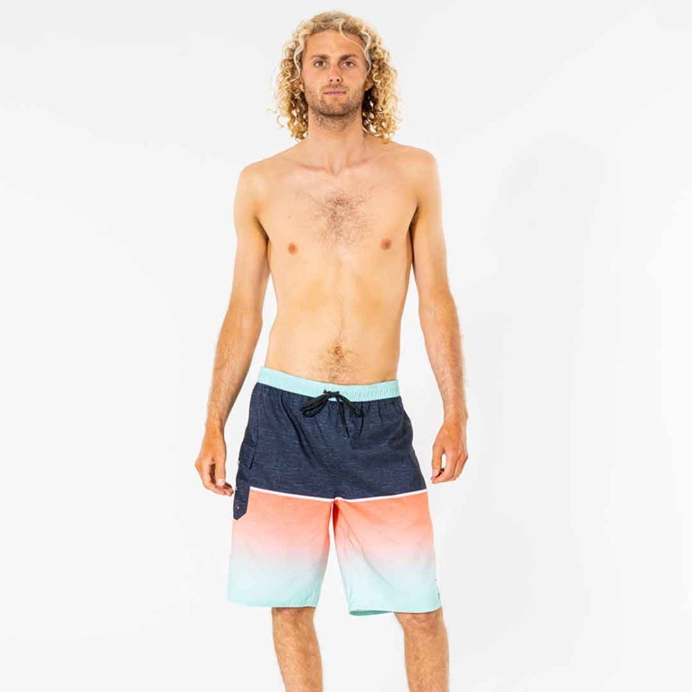 Rip Curl Dawn Patrol Easy Fit 21″ Layday Boardshort in Navy/Peach