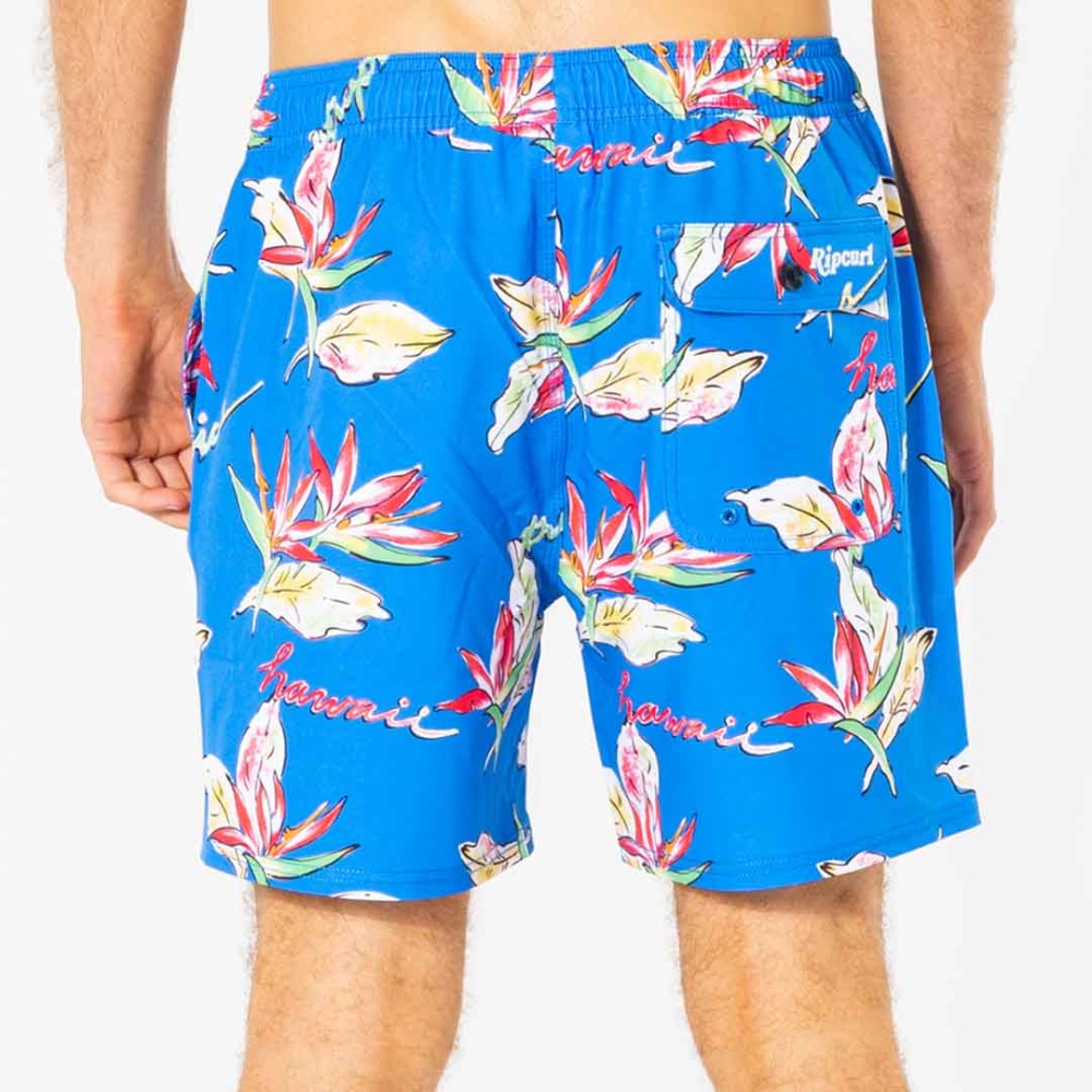 Rip Curl Hawaii Tropics Volley Short in Deep Blue