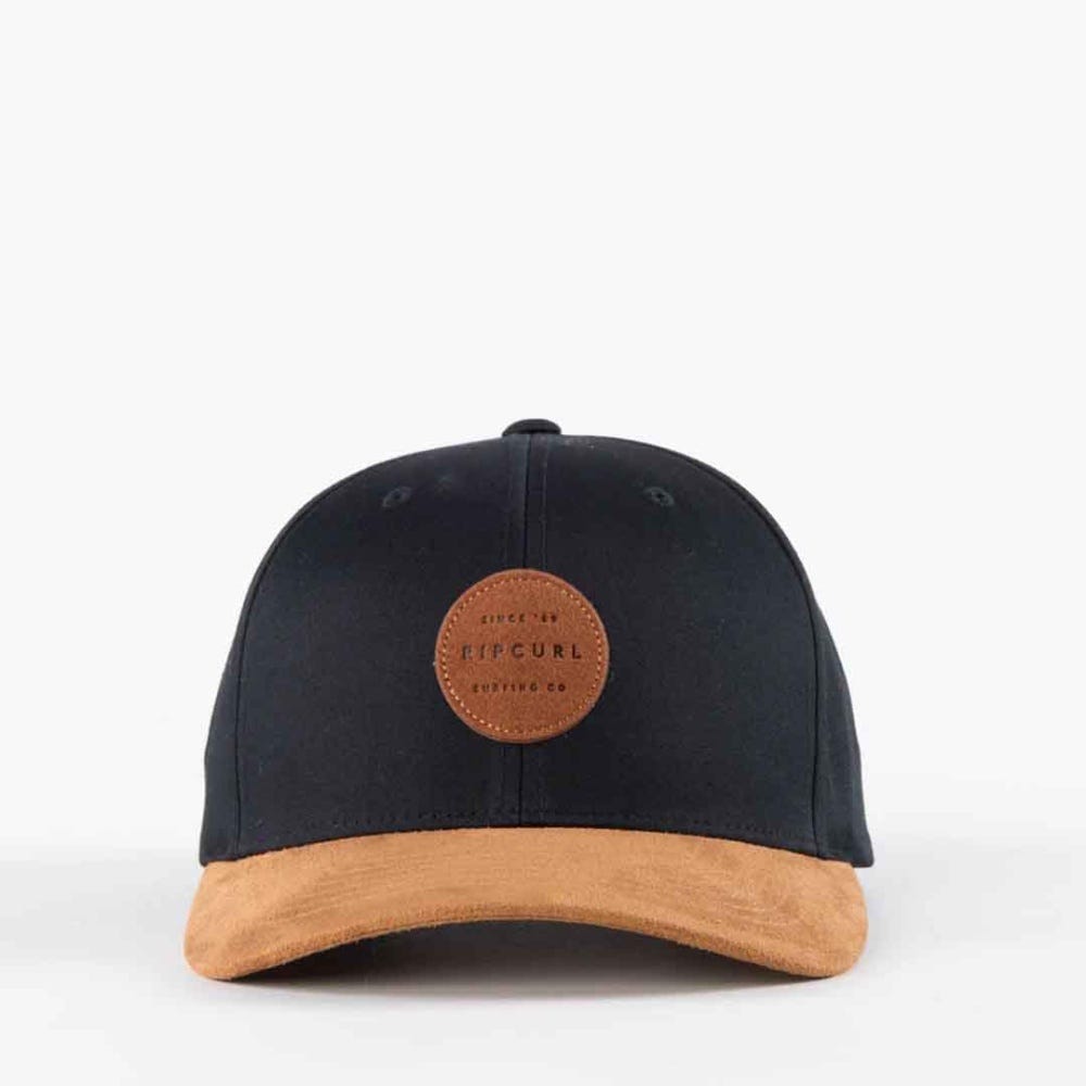 Rip Curl Trestles Snapback Cap in Black/Tan