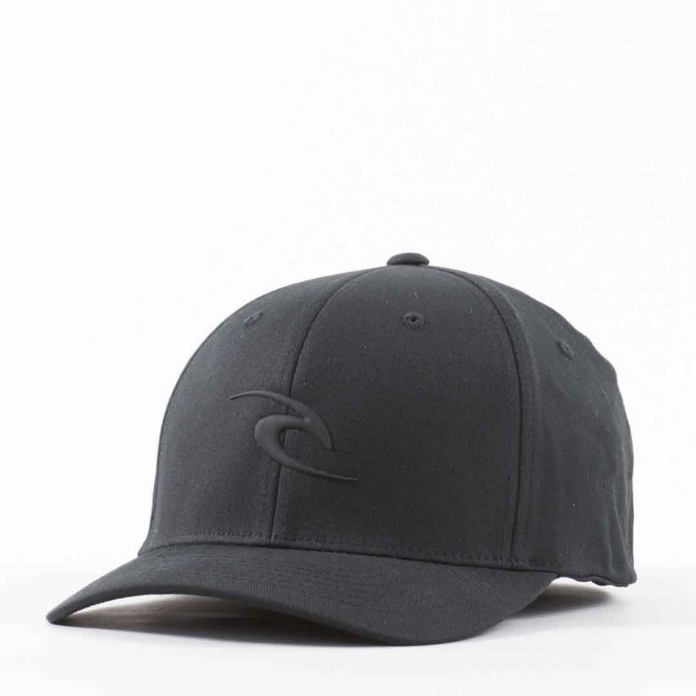 Rip Curl Tepan Weld Flexfit Cap in Black