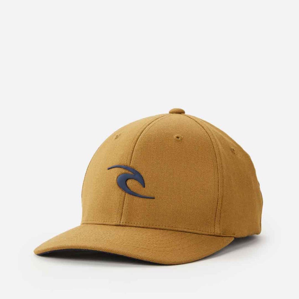 Rip Curl Tepan Weld Flexfit Cap in Navy/Gold