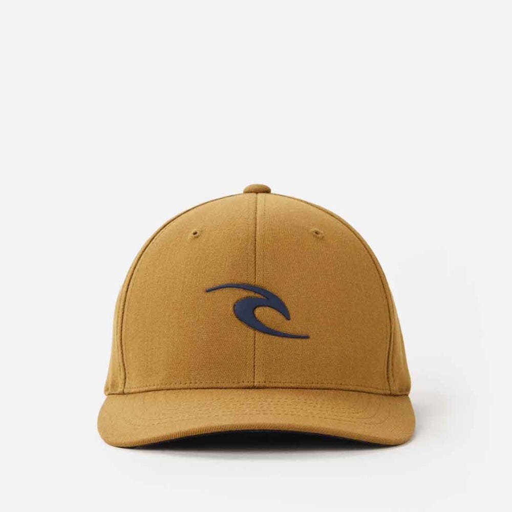 Rip Curl Tepan Weld Flexfit Cap in Navy/Gold