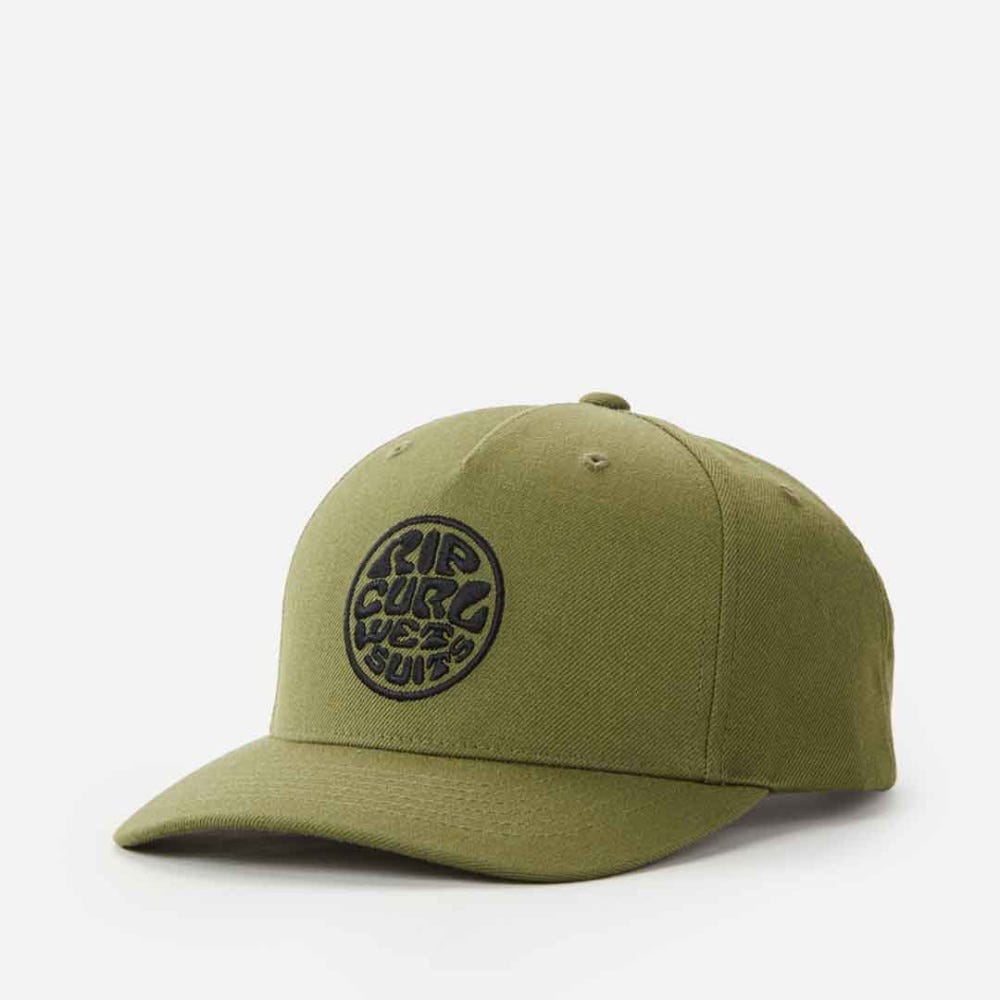 Rip Curl Wetty Snapback Cap in Dark Olive