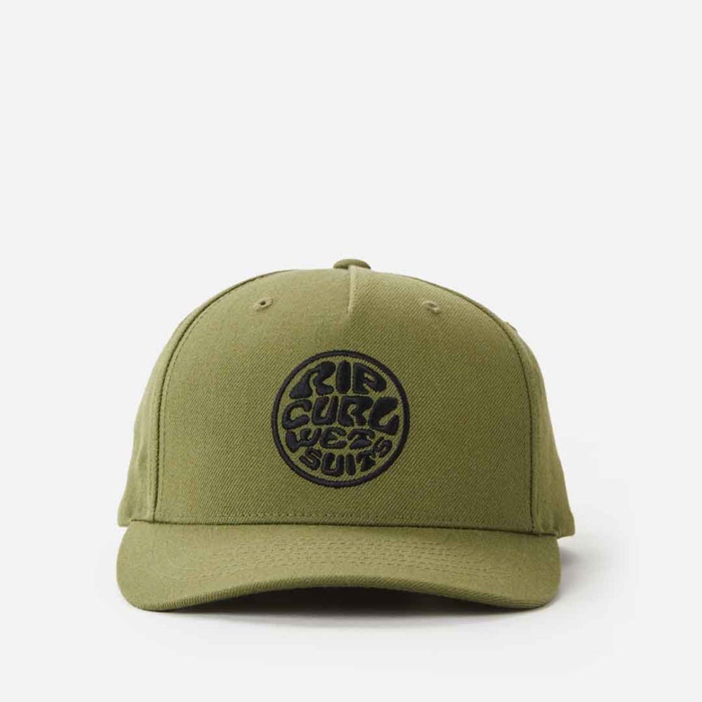 Rip Curl Wetty Snapback Cap in Dark Olive