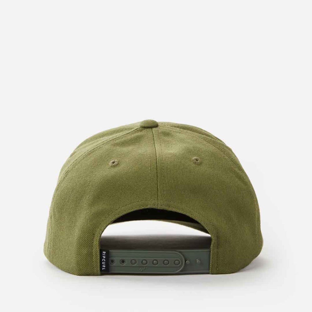 Rip Curl Wetty Snapback Cap in Dark Olive
