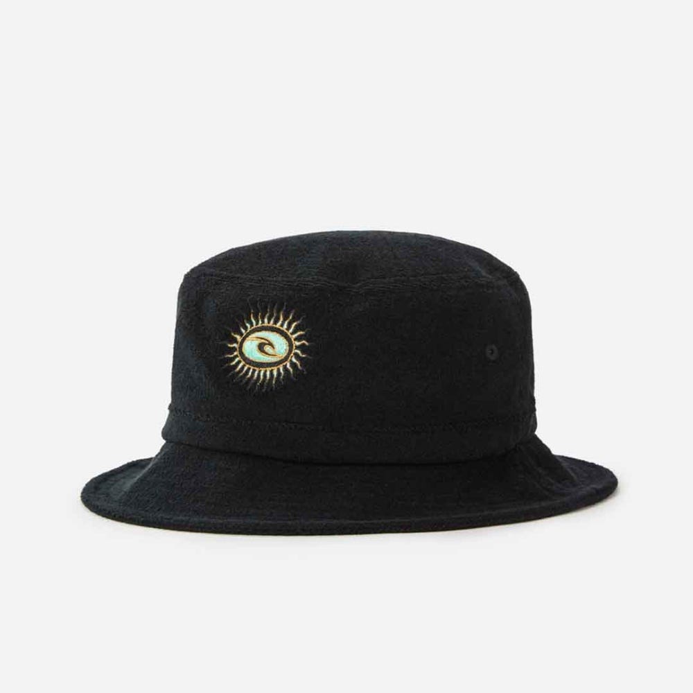 Rip Curl Rock Solid Bucket Hat in Washed Black