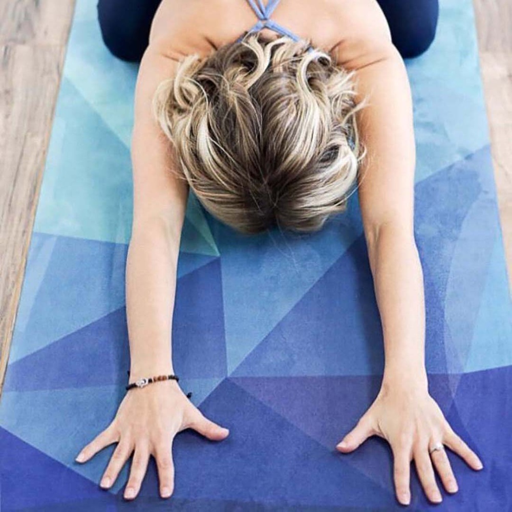 Yoga Design Lab 3.5mm Combo Yoga Mat 3.5mm in Geo Blue