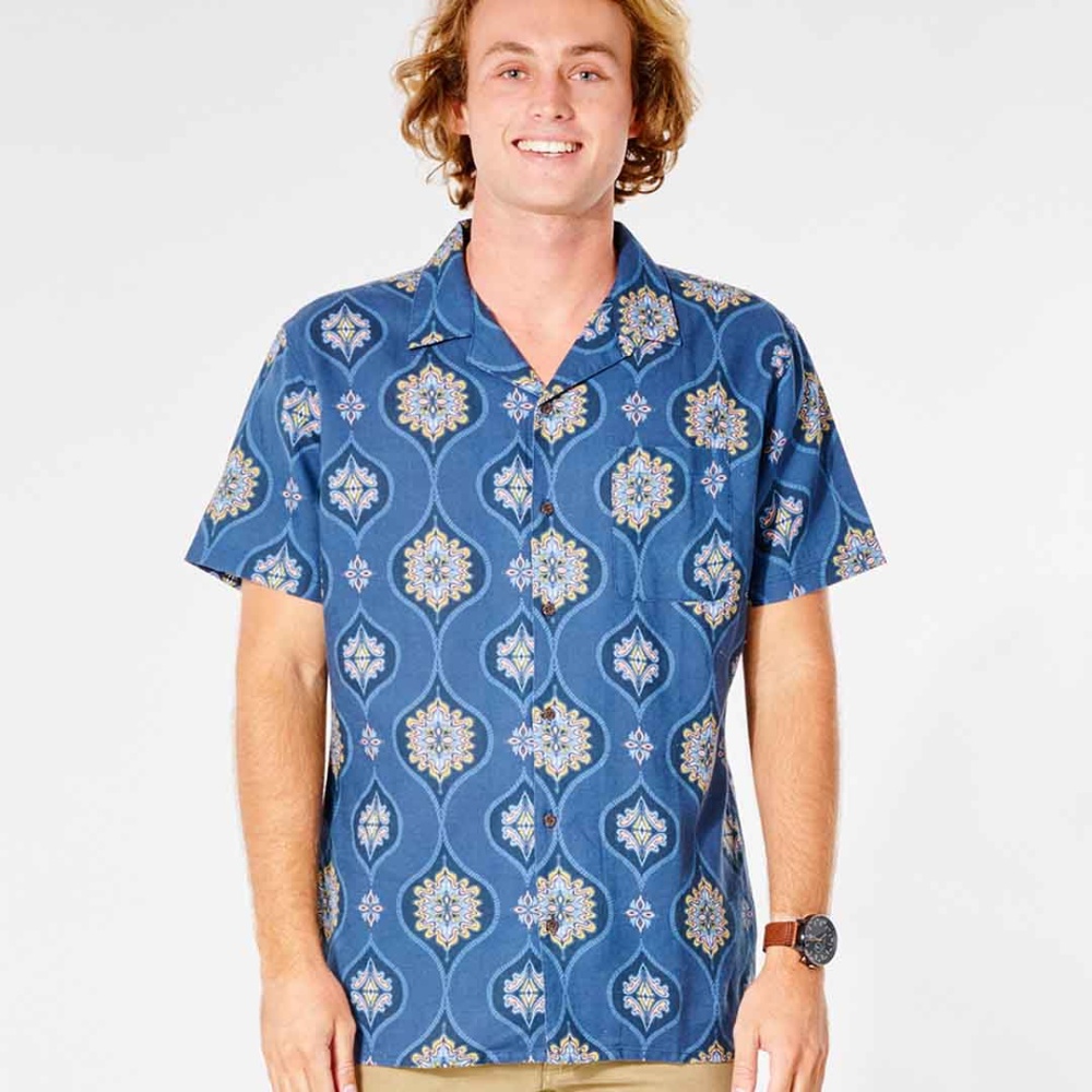Rip Curl SWC Short Sleeve Shirt in Navy